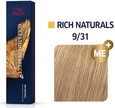 Farba do włosów Wella Professionals Koleston Perfect Me+ Rich Naturals 9/31 60 ml (8005610651118)
