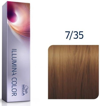 Farba do włosów Wella Professionals Illumina Color 7/35 60 ml (8005610538860)