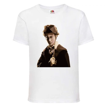 Футболка детская Гарри Поттер 015 (Harry Potter) белая (HPO wh 015) 140 см