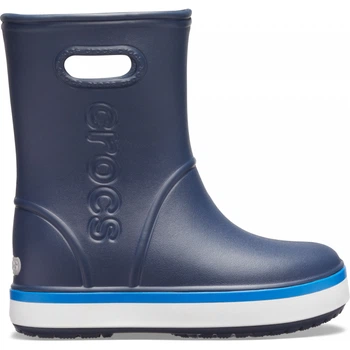 Резиновые сапоги детские Crocs Kids Crocband Rain Boot Navy / Bright Cobalt 1/31.5/20.5 см