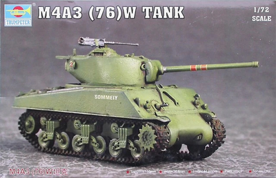 Набір для складання та фарбування Trumpeter Sherman M4A3 (76)W Tank (MTR-07226)