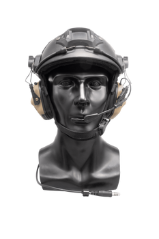 Активні навушники EARMOR M32H для ARC Helmet Rails койот