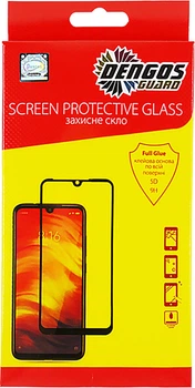 Защитное стекло для смартфона Apple iPhone 12/12 Pro DENGOS Black (TGFG-149)