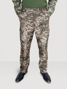 Штани утеплені на флісі тактичні, військові ЗСУ зимові піксель Розмір XL (52)