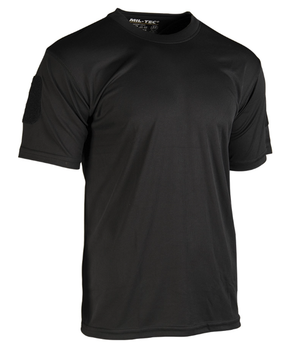 Чоловічі футболки тактичні Mil-Tec XL чорна літня футболка (11081002-905-XL)