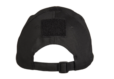 Кепка тактична бейсболка блайзер військовий Mil-Tec One size Чорна TACTICAL BASEBALL CAP SCHWARZ (12319002)