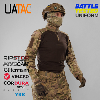 Бойова сорочка Ubacs Gen 5. Multicam STEPPE (Степ) коричневий UATAC розмір Універсальний