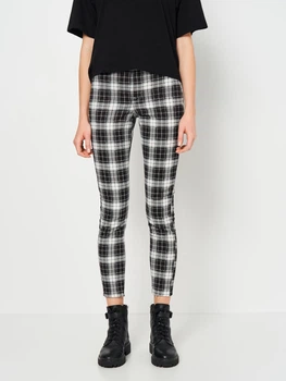 Брюки женские H&M Divided 0897730 36 Черные с белым (7000000000733)