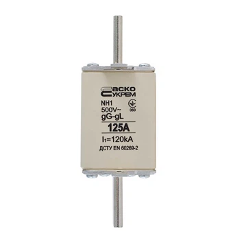 Предохранитель NH1 125A gG АСКО ( A0050010029 )