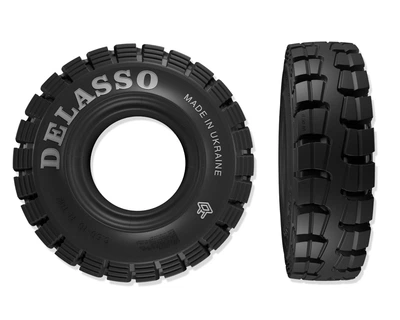 Шина Delasso QUICK PREMIUM черная цельнолитая для вилочного погрузчика R102_6.00-9