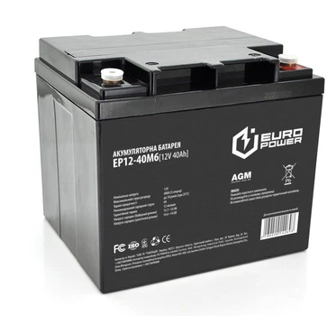 Аккумуляторная батарея AGM EUROPOWER EP-1240M6 12V 40Ah