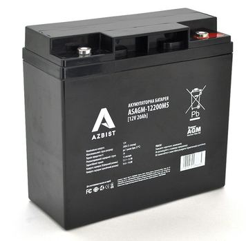 Аккумуляторная батарея Super AGM AZBIST ASAGM12200M5 12V 20Ah