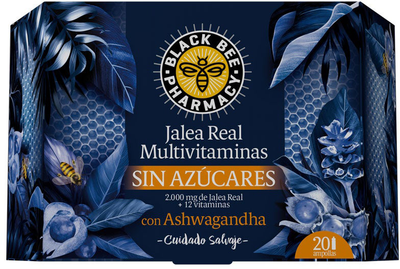 Дієтична добавка Black Bee Royal Jelly Multivitamins 20 флаконів 10 мл (8424259300490)