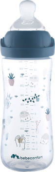 Пляшечка для годування Bebe Confort Emotion Physio Urban Garden 360 мл Темно-синя (3102209170)