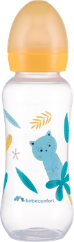 Пляшечка для годування Bebe Confort Little Buddies S.1 PP з силіконовою соскою 240 мл (3102202080)