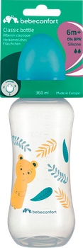 Пляшечка для годування Bebe Confort Little Buddies S.2 PP з силіконовою соскою 360 мл (3102202090)