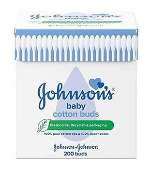 Вушні палички Johnson’s Baby Cotton Buds 200 шт (5601182162002)