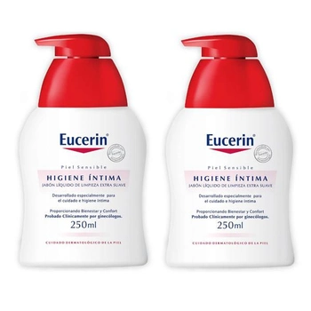 Płyn do higieny intymnej Eucerin Set Intimate Hygiene Wash Protection Fluid 2x250 ml (4005800039201)