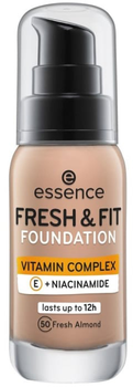 Podkład Essence Cosmetics Fresh y Fit Maquillaje 50-Fresh Almond 30ml (4059729338501)