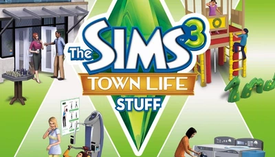 Дополнение The Sims 3: Town Life Stuff для ПК (Ключ активации EA App)