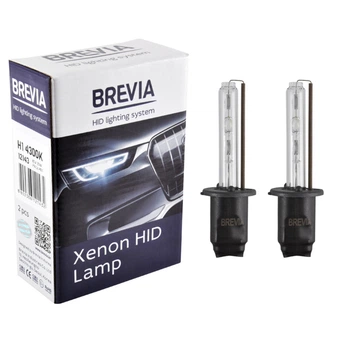 Ксеноновая лампа Brevia H1 4300K, 85V, 35W P14.5s KET, 2шт 12143