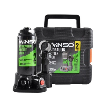 Домкрат гидравлический бутылочный Winso 2т 148-276мм в кейсе