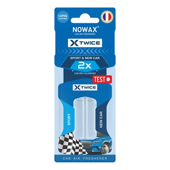 Ароматизатор с двойной капсулой Nowax X Twice - New Car & Sport (NX00155)