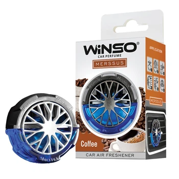 Освежитель воздуха Winso Merssus Coffee 18мл ароматизатор для авто с регулировкой интенсивности дефлектор (LI-D_22-O)