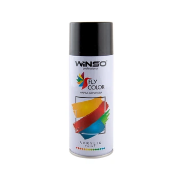 Краска акриловая Winso Spray Черная матовая 450 мл (880410/544410)