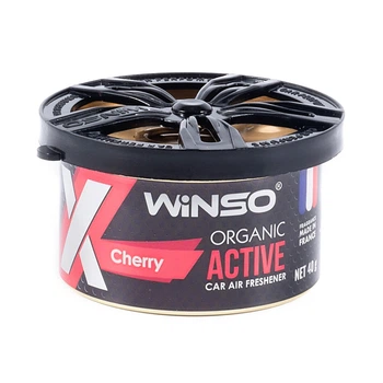 Ароматизатор Winso X Active Organic Cherry гелевый 40г для автомобиля освежитель воздуха органический ароматизатор (LI-D_22-O)
