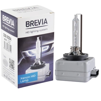 Ксеноновая лампа Brevia D3S 5000K, 42V, 35W PK32d-3, 1шт 85315c