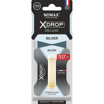 Ароматизатор целлюлозный с капсулой Nowax серия X Drop Deluxe - Silver (NX00068)