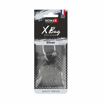 Ароматизатор Nowax X Bag Delux Silver сухий для автомобіля та вдома освіжувач повітря з парфумами (1LO-TH_11C)
