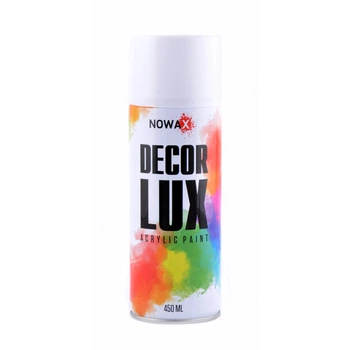 Краска акриловая Nowax Spray Белый глянец 450 мл (NX48012/NX65012)