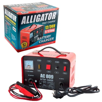 Зарядное устройство для свинцово-кислотных АКБ портативное Alligator 12/24V, 20А (L-IDO_N33S)