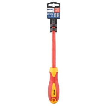 Отвертка Molder крестовая диэлектрическая VDE 1000В, PH3x150mm