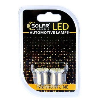 Автолампа Solar LED 12V G18.5 BA15s 22 SMD white 2 шт (SL1381)