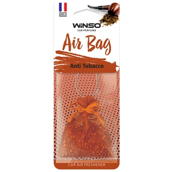 Ароматизатор Winso Air Bag Anti Tobacco сухий для автомобіля та будинку антитютюновий освіжувач повітря 20 г (1LO-TH_11C)