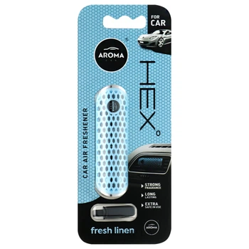 Ароматизатор воздуха Aroma Car Hex Fresh Linen для автомобиля жидкий 10г освежитель аромата для салона (DO-LI_33S)