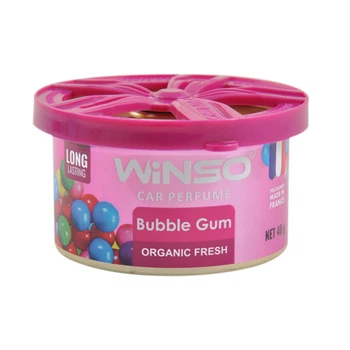 Ароматизатор воздуха Winso Organic Fresh Bubble Gum гелевый 40г освежитель для авто дома офиса (LI-D_22-O)