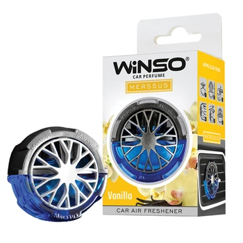 Освіжувач повітря Winso Merssus 18мл Ваніль ароматизатор для авто з регулюванням інтенсивності дефлектор (1LO-TH_11C)