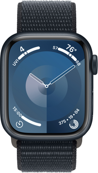 Smartwatch Apple Watch Series 9 GPS 41mm Midnight Aluminium Case with Midnight Sport Loop (MR8Y3)