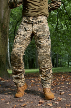 Тактические штаны Пиксель с наколенниками ЗСУ мм14 военные брюки ВСУ 46