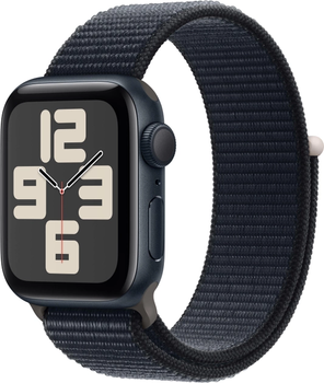 Смарт-годинник Apple Watch SE (2023) GPS + Cellular 40mm Midnight Aluminium Case with Midnight Sport Loop (MRGE3)