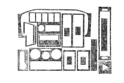 Накладки на торпедо (1999-2003) Титан для Volkswagen T4 Caravelle/Multivan 1990–2003 гг