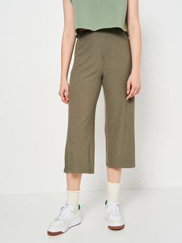 Брюки женские H&M Divided 0825585 XS Хаки (7000000000449)