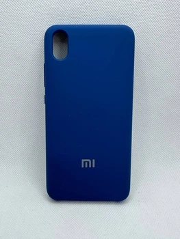 Чехол Silicone Cover для Xiaomi Redmi 7A Синий