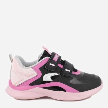 Buty sportowe dziecięce dla dziewczynki na rzepy Primigi 4956611 33 Czarny/Fuksja (8055069736478)