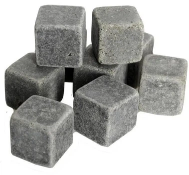 Камені для охолодження віскі Whiskey Stones 5512 сірий 9 шт
