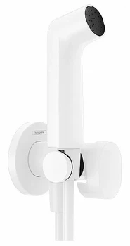 Prysznic higieniczny bez baterii HANSGROHE Bidette 1jet S biały matowy 29230700 (4059625404355)